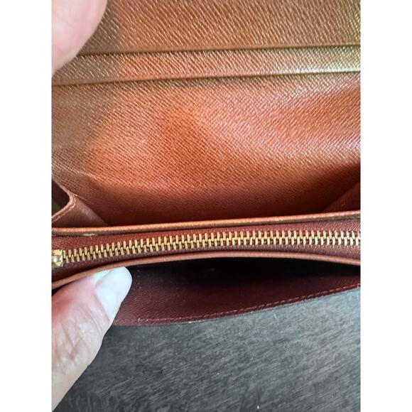 VINTAGE LOUIS VUITTON MONOGRAM PORTE MONNAIE TRESOR WALLET - Picture 6 of 9